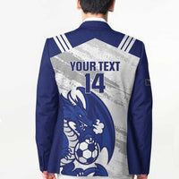 Bosnia and Herzegovina Football Custom Blazer Go Zmajevi Mi smo uz vas White Version - Wonder Print Shop