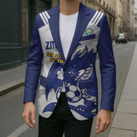 Bosnia and Herzegovina Football Custom Blazer Go Zmajevi Mi smo uz vas White Version - Wonder Print Shop