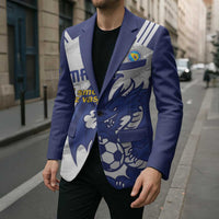 Bosnia and Herzegovina Football Custom Blazer Go Zmajevi Mi smo uz vas White Version - Wonder Print Shop