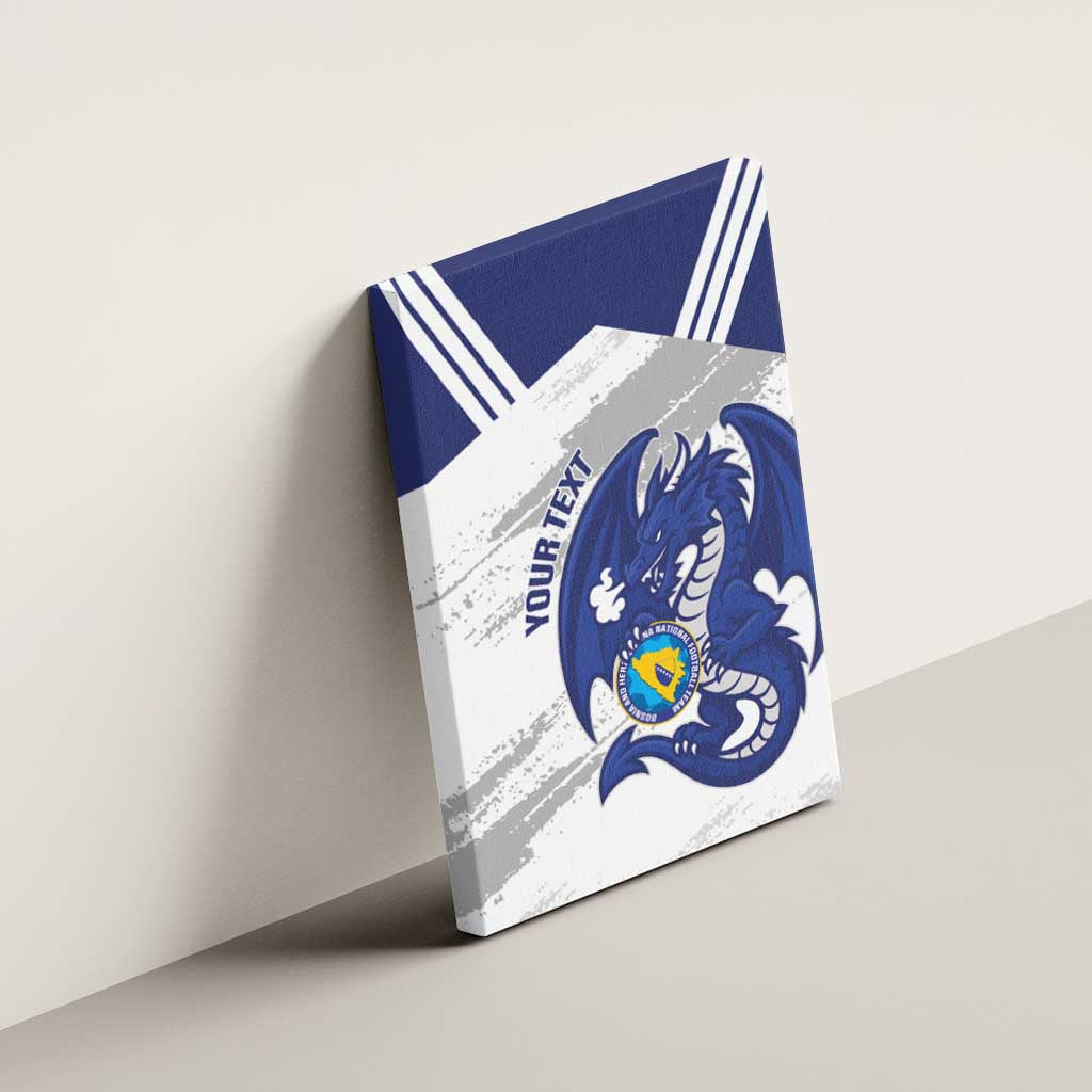Bosnia and Herzegovina Football Custom Canvas Wall Art Go Zmajevi Mi smo uz vas White Version - Wonder Print Shop