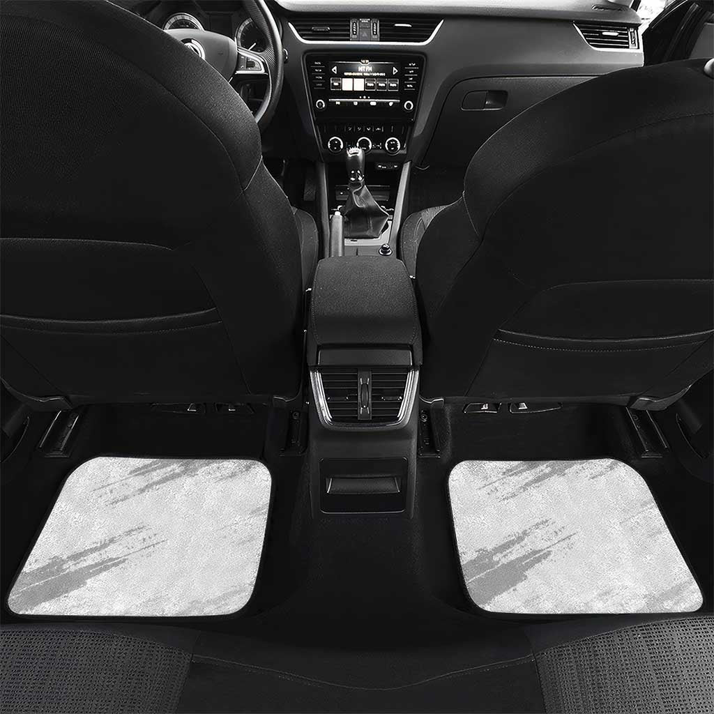 Bosnia and Herzegovina Football Custom Car Mats Go Zmajevi Mi smo uz vas White Version - Wonder Print Shop