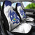 Bosnia and Herzegovina Football Custom Car Seat Cover Go Zmajevi Mi smo uz vas White Version - Wonder Print Shop