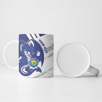 Bosnia and Herzegovina Football Custom Ceramic Mug Go Zmajevi Mi smo uz vas White Version - Wonder Print Shop