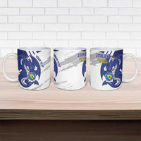 Bosnia and Herzegovina Football Custom Ceramic Mug Go Zmajevi Mi smo uz vas White Version - Wonder Print Shop
