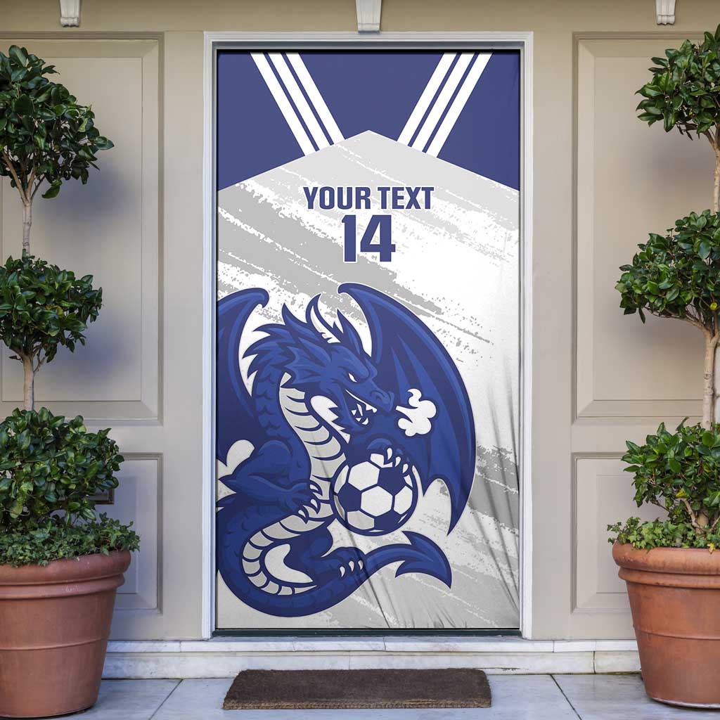 Bosnia and Herzegovina Football Custom Door Cover Go Zmajevi Mi smo uz vas White Version - Wonder Print Shop