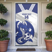 Bosnia and Herzegovina Football Custom Door Cover Go Zmajevi Mi smo uz vas White Version - Wonder Print Shop
