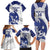 Bosnia and Herzegovina Football Custom Family Matching Long Sleeve Bodycon Dress and Hawaiian Shirt Go Zmajevi Mi smo uz vas White Version - Wonder Print Shop