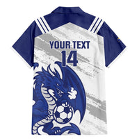 Bosnia and Herzegovina Football Custom Family Matching Mermaid Dress and Hawaiian Shirt Go Zmajevi Mi smo uz vas White Version - Wonder Print Shop