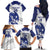 Bosnia and Herzegovina Football Custom Family Matching Off The Shoulder Long Sleeve Dress and Hawaiian Shirt Go Zmajevi Mi smo uz vas White Version - Wonder Print Shop