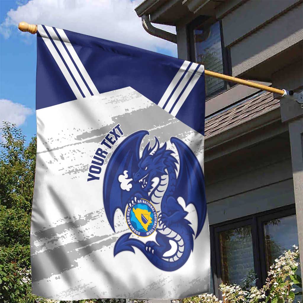 Bosnia and Herzegovina Football Custom Garden Flag Go Zmajevi Mi smo uz vas White Version - Wonder Print Shop