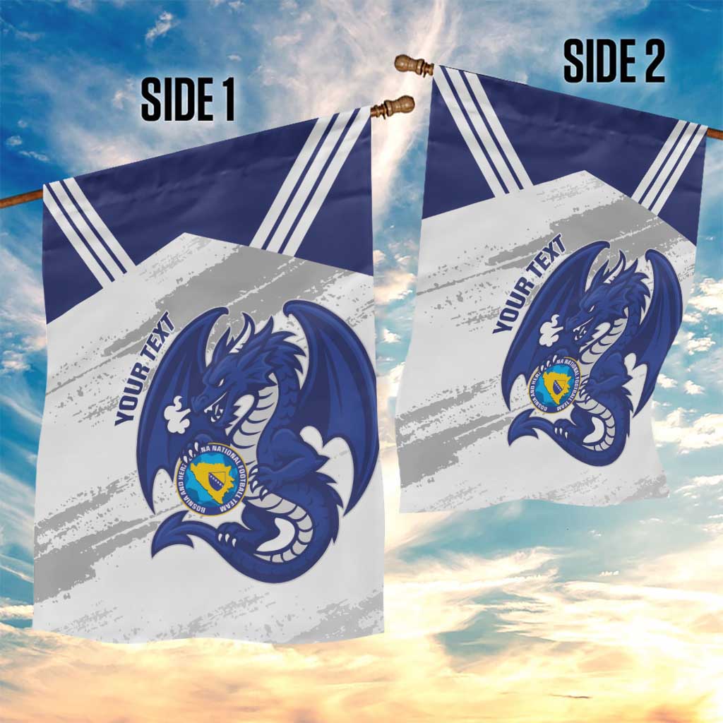 Bosnia and Herzegovina Football Custom Garden Flag Go Zmajevi Mi smo uz vas White Version - Wonder Print Shop