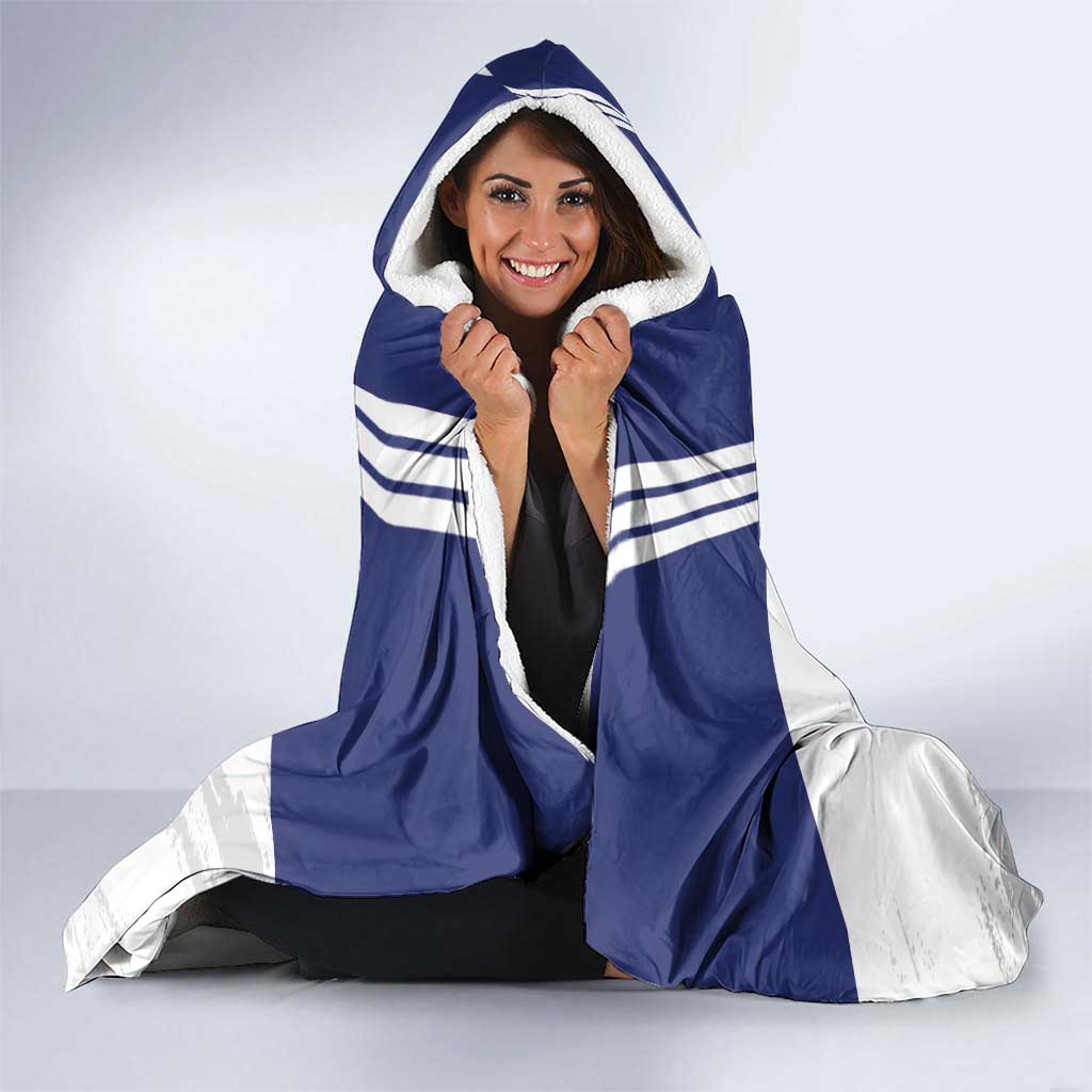 Bosnia and Herzegovina Football Custom Hooded Blanket Go Zmajevi Mi smo uz vas White Version - Wonder Print Shop