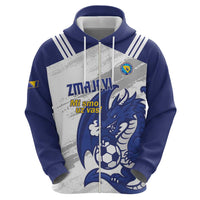 Bosnia and Herzegovina Football Custom Hoodie Go Zmajevi Mi smo uz vas White Version - Wonder Print Shop