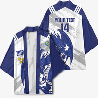 Bosnia and Herzegovina Football Custom Kimono Go Zmajevi Mi smo uz vas White Version - Wonder Print Shop