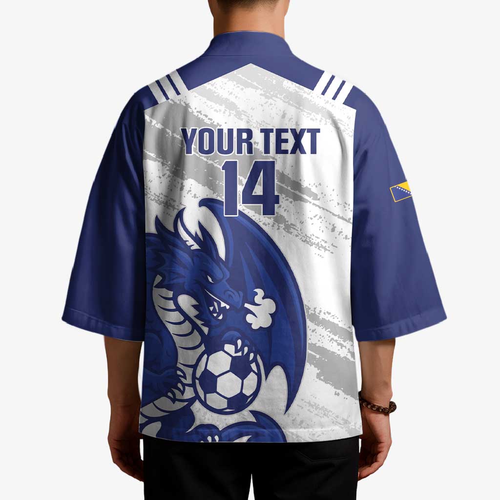 Bosnia and Herzegovina Football Custom Kimono Go Zmajevi Mi smo uz vas White Version - Wonder Print Shop