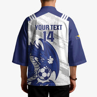 Bosnia and Herzegovina Football Custom Kimono Go Zmajevi Mi smo uz vas White Version - Wonder Print Shop
