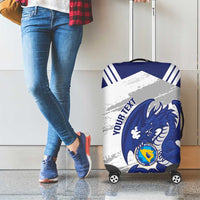 Bosnia and Herzegovina Football Custom Luggage Cover Go Zmajevi Mi smo uz vas White Version - Wonder Print Shop