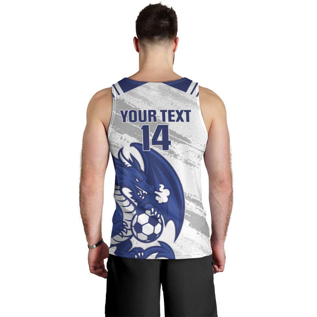 Bosnia and Herzegovina Football Custom Men Tank Top Go Zmajevi Mi smo uz vas White Version - Wonder Print Shop