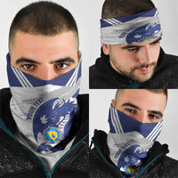Bosnia and Herzegovina Football Custom Neck Gaiter Go Zmajevi Mi smo uz vas White Version - Wonder Print Shop