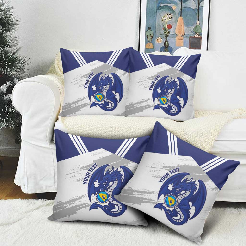 Bosnia and Herzegovina Football Custom Pillow Cover Go Zmajevi Mi smo uz vas White Version - Wonder Print Shop