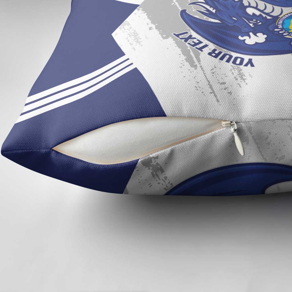 Bosnia and Herzegovina Football Custom Pillow Cover Go Zmajevi Mi smo uz vas White Version - Wonder Print Shop