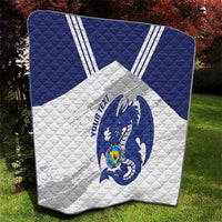 Bosnia and Herzegovina Football Custom Quilt Go Zmajevi Mi smo uz vas White Version - Wonder Print Shop