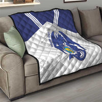 Bosnia and Herzegovina Football Custom Quilt Go Zmajevi Mi smo uz vas White Version - Wonder Print Shop