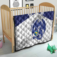 Bosnia and Herzegovina Football Custom Quilt Go Zmajevi Mi smo uz vas White Version - Wonder Print Shop