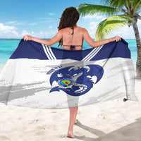 Bosnia and Herzegovina Football Custom Sarong Go Zmajevi Mi smo uz vas White Version - Wonder Print Shop