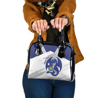 Bosnia and Herzegovina Football Custom Shoulder Handbag Go Zmajevi Mi smo uz vas White Version - Wonder Print Shop