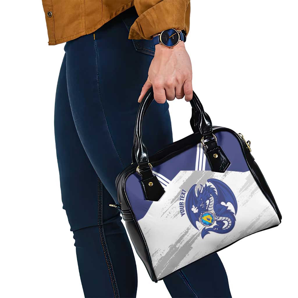Bosnia and Herzegovina Football Custom Shoulder Handbag Go Zmajevi Mi smo uz vas White Version - Wonder Print Shop