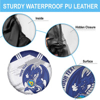 Bosnia and Herzegovina Football Custom Spare Tire Cover Go Zmajevi Mi smo uz vas White Version - Wonder Print Shop