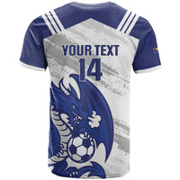Bosnia and Herzegovina Football Custom T Shirt Go Zmajevi Mi smo uz vas White Version - Wonder Print Shop