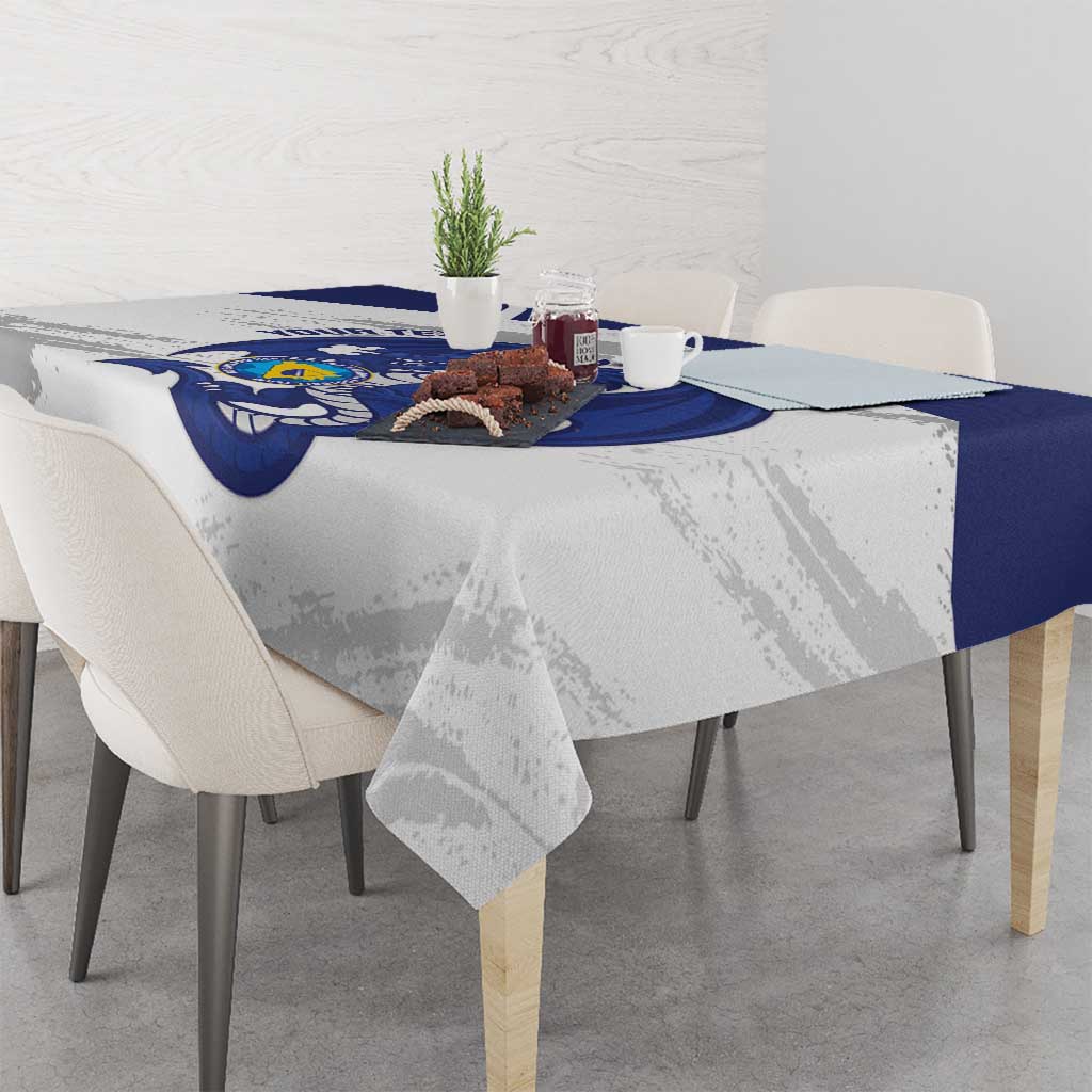 Bosnia and Herzegovina Football Custom Tablecloth Go Zmajevi Mi smo uz vas White Version - Wonder Print Shop