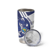 Bosnia and Herzegovina Football Custom Tumbler Cup Go Zmajevi Mi smo uz vas White Version - Wonder Print Shop