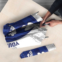 Bosnia and Herzegovina Football Custom Umbrella Go Zmajevi Mi smo uz vas White Version - Wonder Print Shop