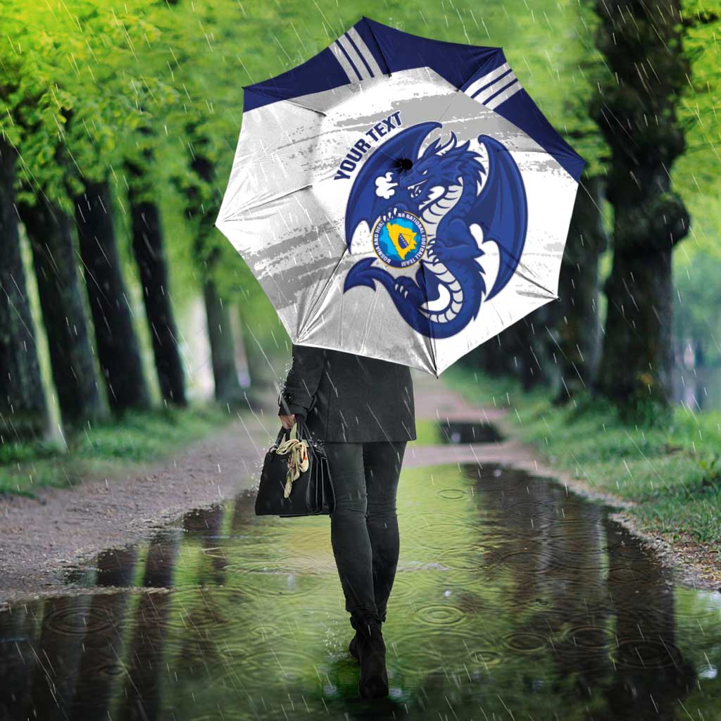 Bosnia and Herzegovina Football Custom Umbrella Go Zmajevi Mi smo uz vas White Version - Wonder Print Shop