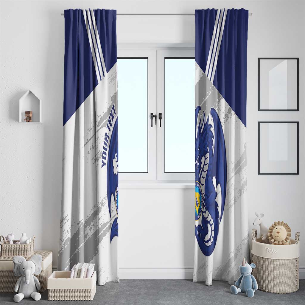 Bosnia and Herzegovina Football Custom Window Curtain Go Zmajevi Mi smo uz vas White Version - Wonder Print Shop