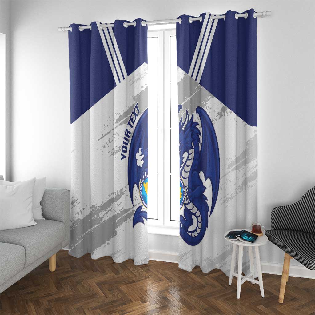 Bosnia and Herzegovina Football Custom Window Curtain Go Zmajevi Mi smo uz vas White Version - Wonder Print Shop