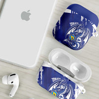 Bosnia and Herzegovina Football AirPods Case Go Zmajevi Mi smo uz vas Blue Version - Wonder Print Shop