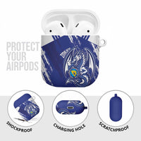 Bosnia and Herzegovina Football AirPods Case Go Zmajevi Mi smo uz vas Blue Version - Wonder Print Shop