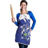 Bosnia and Herzegovina Football Apron Go Zmajevi Mi smo uz vas Blue Version - Wonder Print Shop