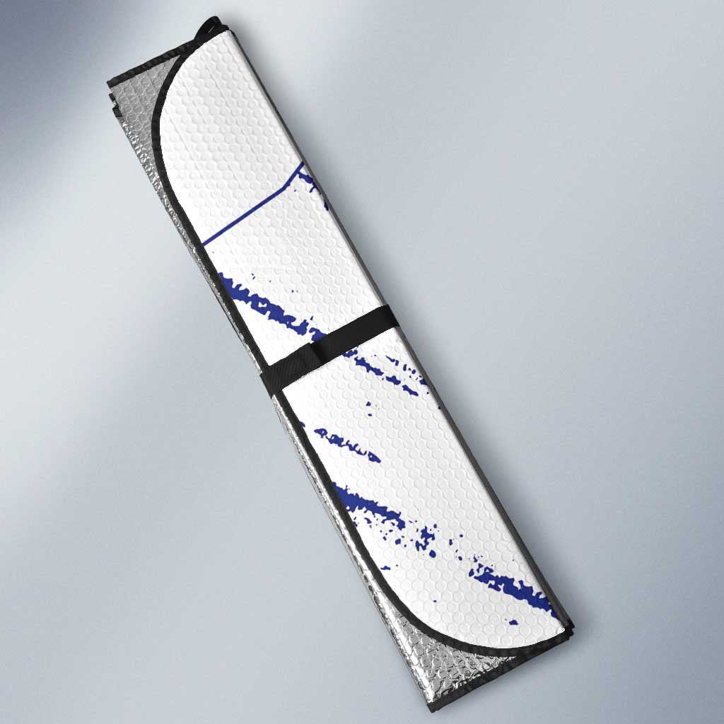 Bosnia and Herzegovina Football Auto Sun Shade Go Zmajevi Mi smo uz vas Blue Version - Wonder Print Shop