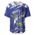 Bosnia and Herzegovina Football Custom Baseball Jersey Go Zmajevi Mi smo uz vas Blue Version - Wonder Print Shop