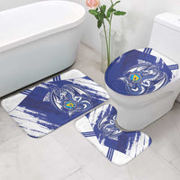 Bosnia and Herzegovina Football Bathroom Set Go Zmajevi Mi smo uz vas Blue Version - Wonder Print Shop