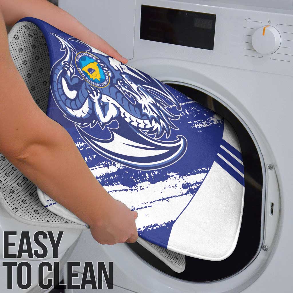 Bosnia and Herzegovina Football Bathroom Set Go Zmajevi Mi smo uz vas Blue Version - Wonder Print Shop
