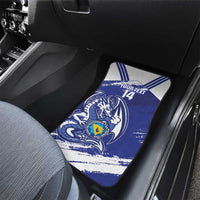 Bosnia and Herzegovina Football Custom Car Mats Go Zmajevi Mi smo uz vas Blue Version - Wonder Print Shop