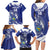 Bosnia and Herzegovina Football Custom Family Matching Long Sleeve Bodycon Dress and Hawaiian Shirt Go Zmajevi Mi smo uz vas Blue Version - Wonder Print Shop