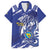 Bosnia and Herzegovina Football Custom Family Matching Long Sleeve Bodycon Dress and Hawaiian Shirt Go Zmajevi Mi smo uz vas Blue Version - Wonder Print Shop
