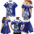 Bosnia and Herzegovina Football Custom Family Matching Mermaid Dress and Hawaiian Shirt Go Zmajevi Mi smo uz vas Blue Version - Wonder Print Shop